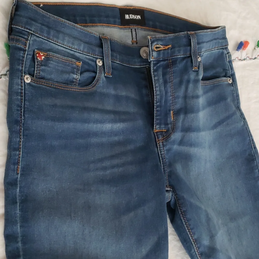 Hudson Crop Krista Super Skinny Jeans